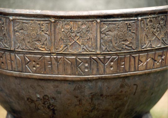 cauldron detail