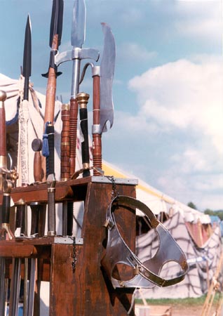 chastity belt and weapons